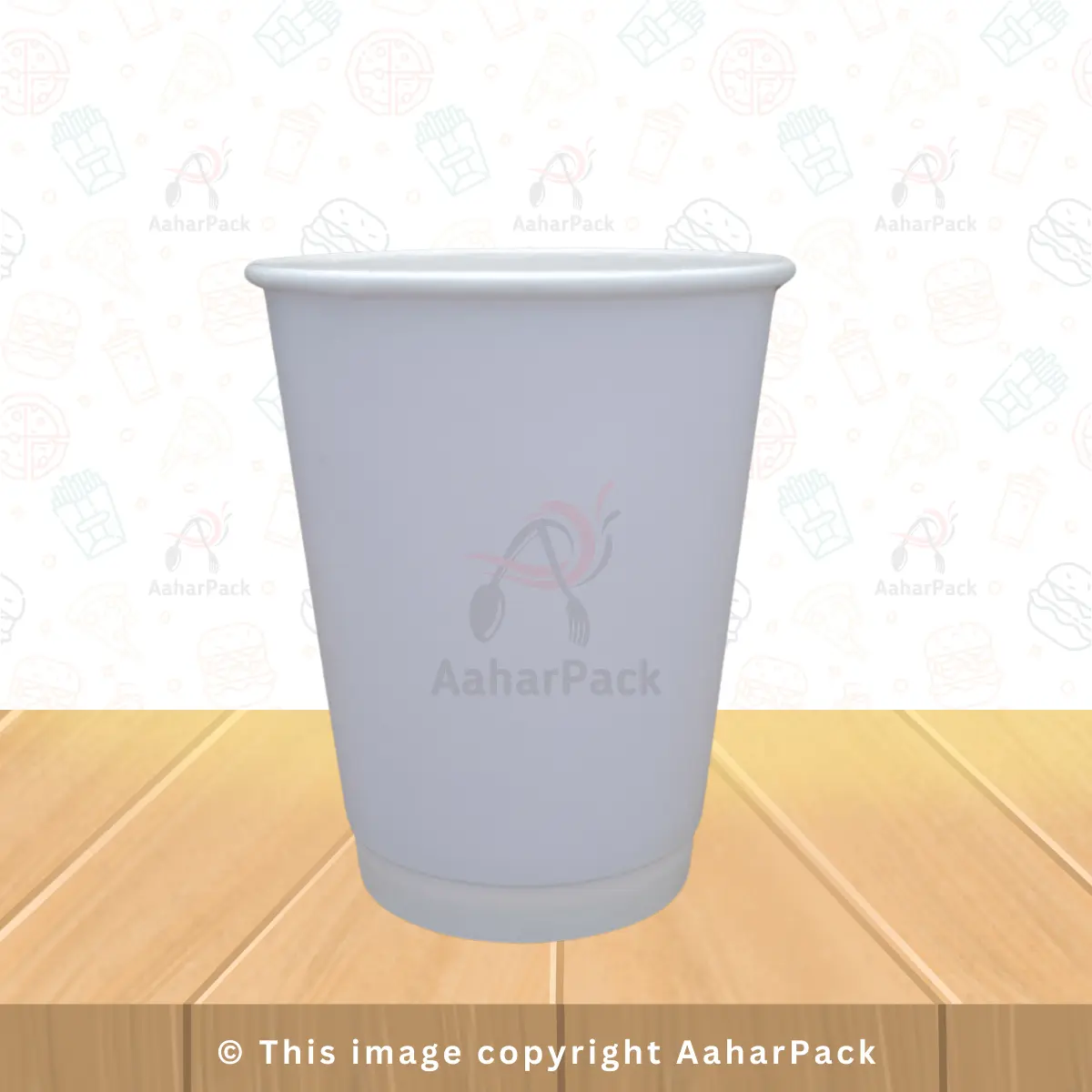 300 ML (10oz) Double Wall White Paper Cups – Pack of 500 – Insulated, Leak-Resistant, Eco-Friendly